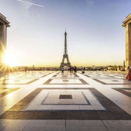 Apartamento Tour Eiffel Terrasse Vue Seine París Exterior foto