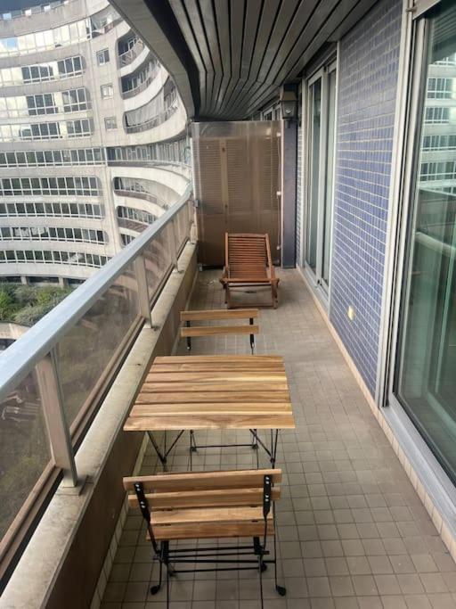 Apartamento Tour Eiffel Terrasse Vue Seine París Exterior foto