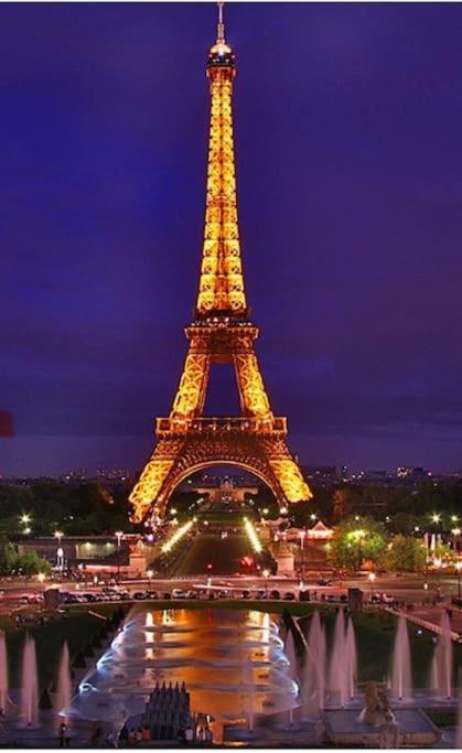 Apartamento Tour Eiffel Terrasse Vue Seine París Exterior foto