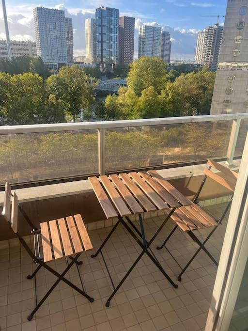 Apartamento Tour Eiffel Terrasse Vue Seine París Exterior foto